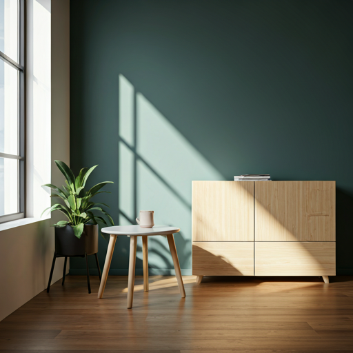 Modern minimalist home interior